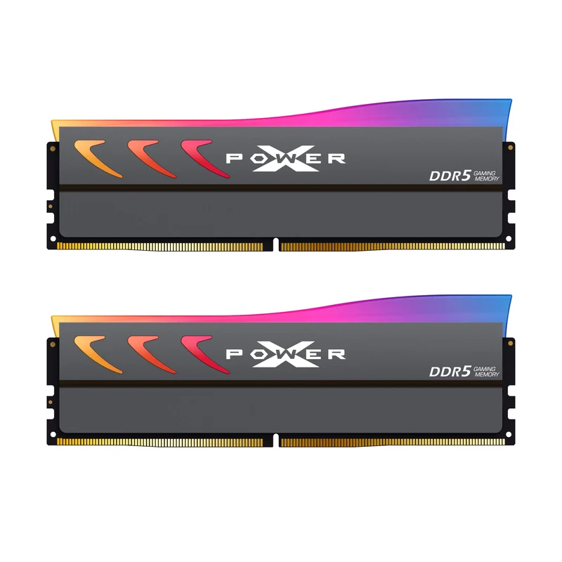 Silicon Power XPOWER STORM 32GB (2x16GB) CL36 RGB DDR5 6000MHz Gaming Memory (Grey)