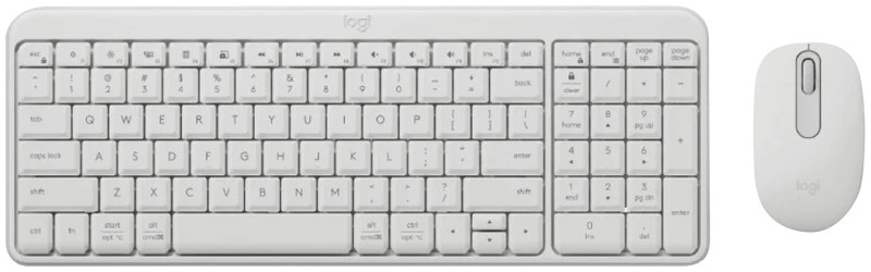 Logitech MK250 Bluetooth Wireless Keyboard & Mouse (Off-White)