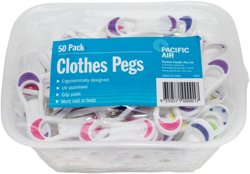 Pacifica 50 Piece Peg and Basket