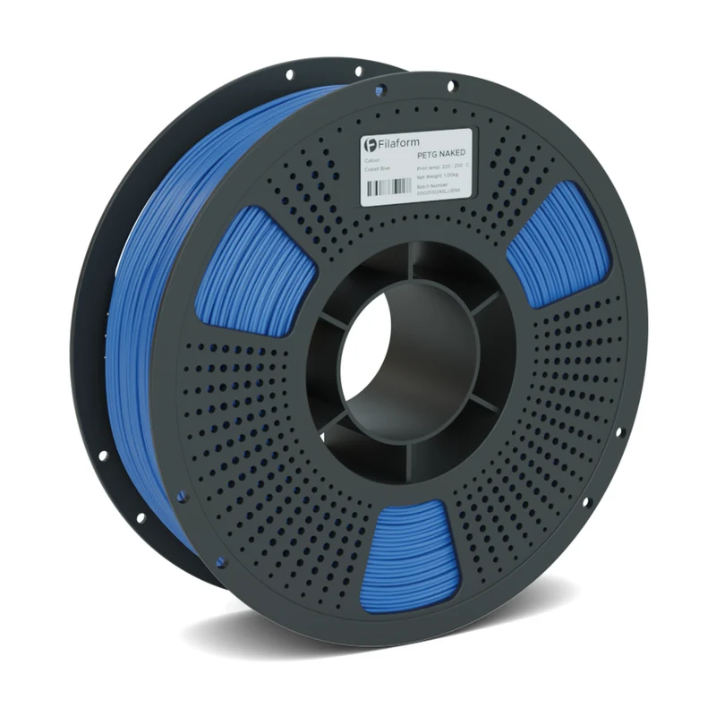 Filaform Naked PETG Matte 3D Printer Filament 1.75mm 1kg (Cobalt Blue)