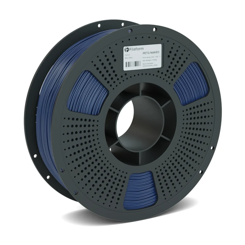 Filaform Naked PETG Matte 3D Printer Filament 1.75mm 1kg (Navy Blue)