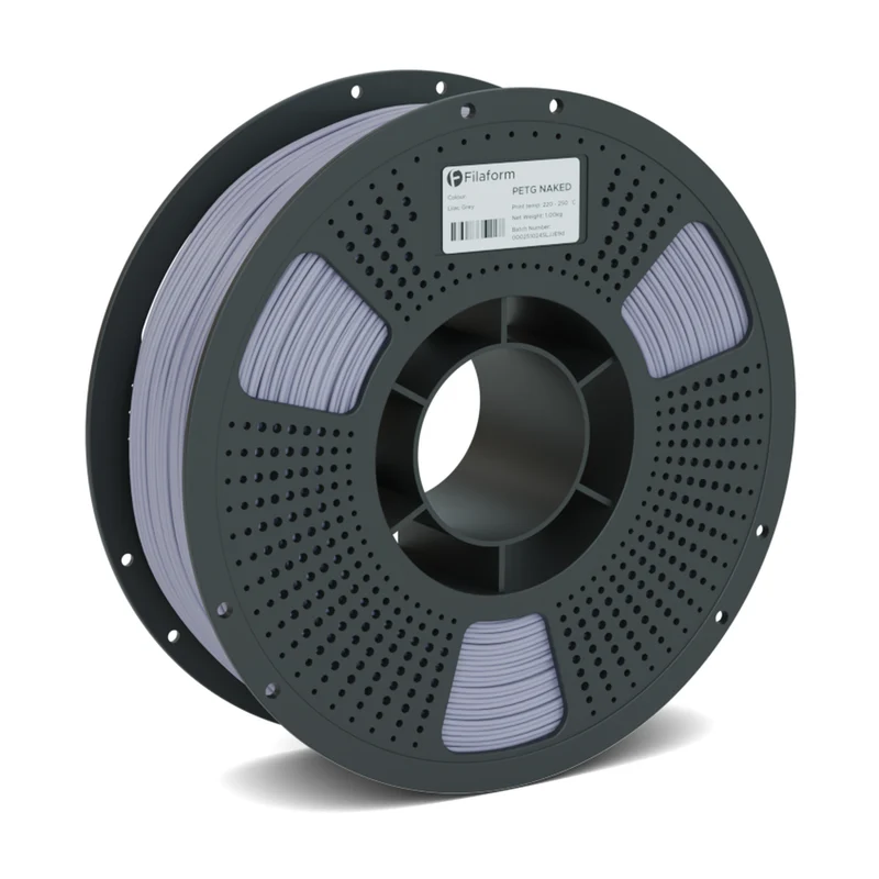 Filaform Naked PETG Matte 3D Printer Filament 1.75mm 1kg (Lilac Grey)