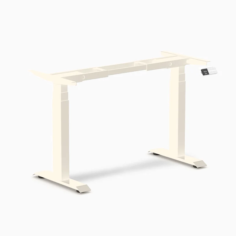 Desky Dual Mini Standing Desk Frame - Wheat