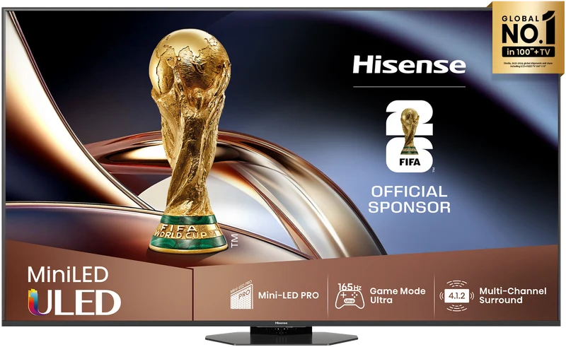 Hisense 65" U8QAU 4K ULED Mini LED Smart TV 2025