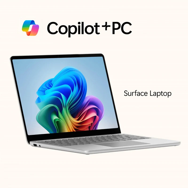 Microsoft Surface Laptop Copilot+ PC 13" Snapdragon X Plus 8 Core 16GB 256GB -Platinum