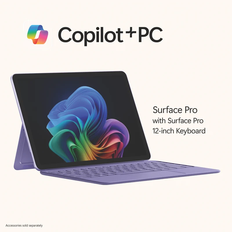 Microsoft Surface Pro Copilot+ PC 12" Snapdragon X Plus 8 Core 16GB 512GB -Violet