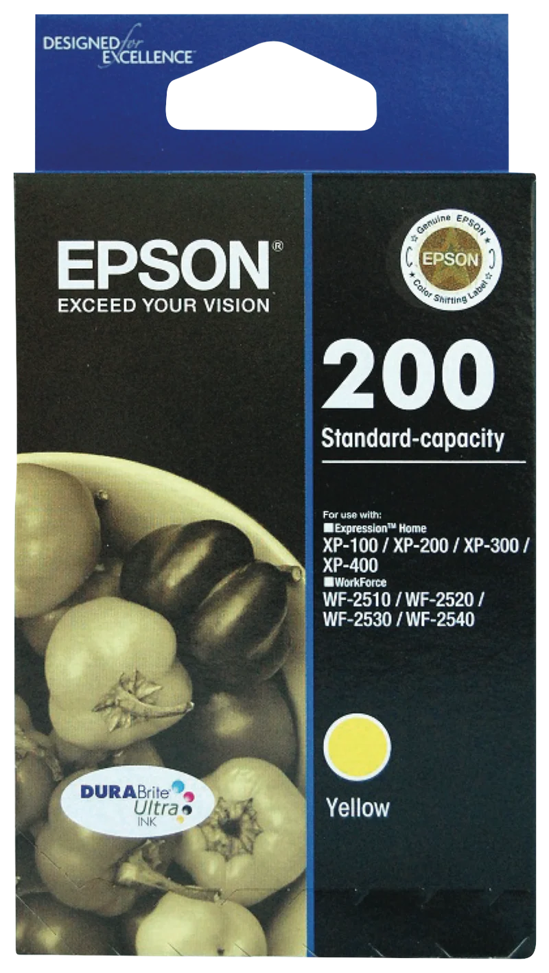 Epson 200 DURABrite Yellow Ink Cartridge