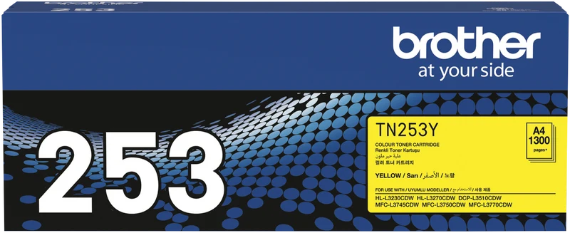 Brother TN-253Y Yellow Toner Cartridge