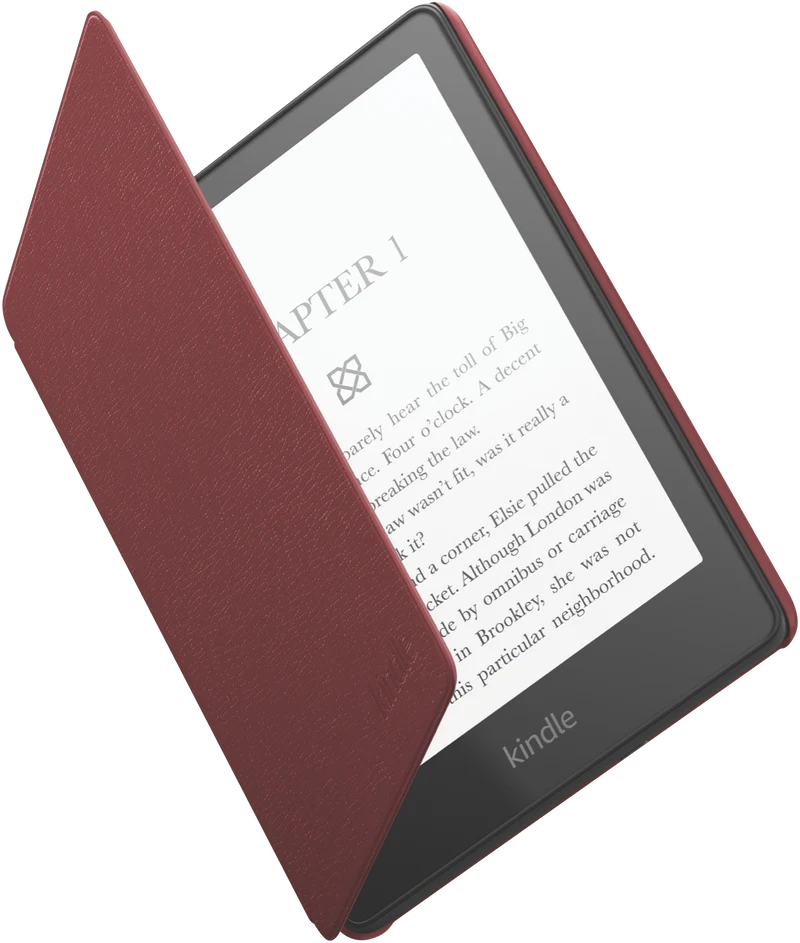 Kindle Paperwhite Leather Cover - Merlot (11th Generation-2021)