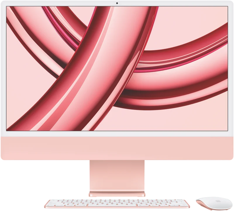 Apple iMac 24" Retina 4.5K Display with M3 chip 8-core GPU 256GB Pink