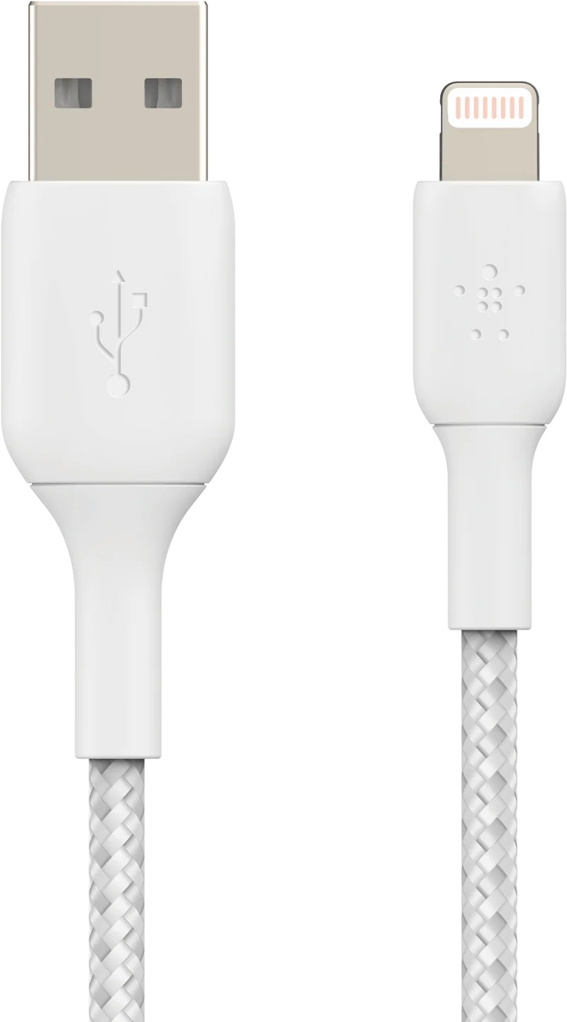Belkin Lightning to USB Braided Cable 1m White