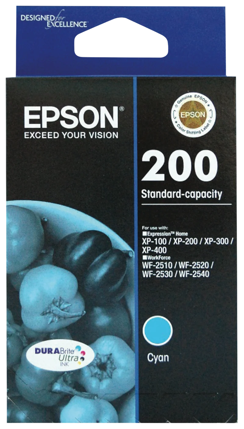 Epson 200 DURABrite Cyan Ink Cartridge