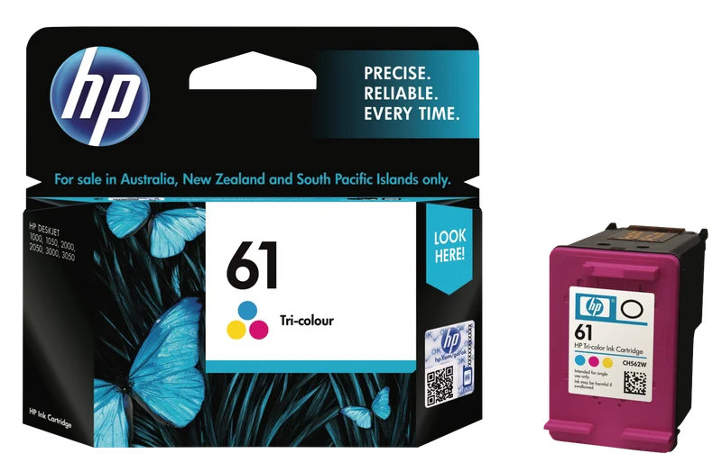 HP 61 Tri Colour Ink Cartridge