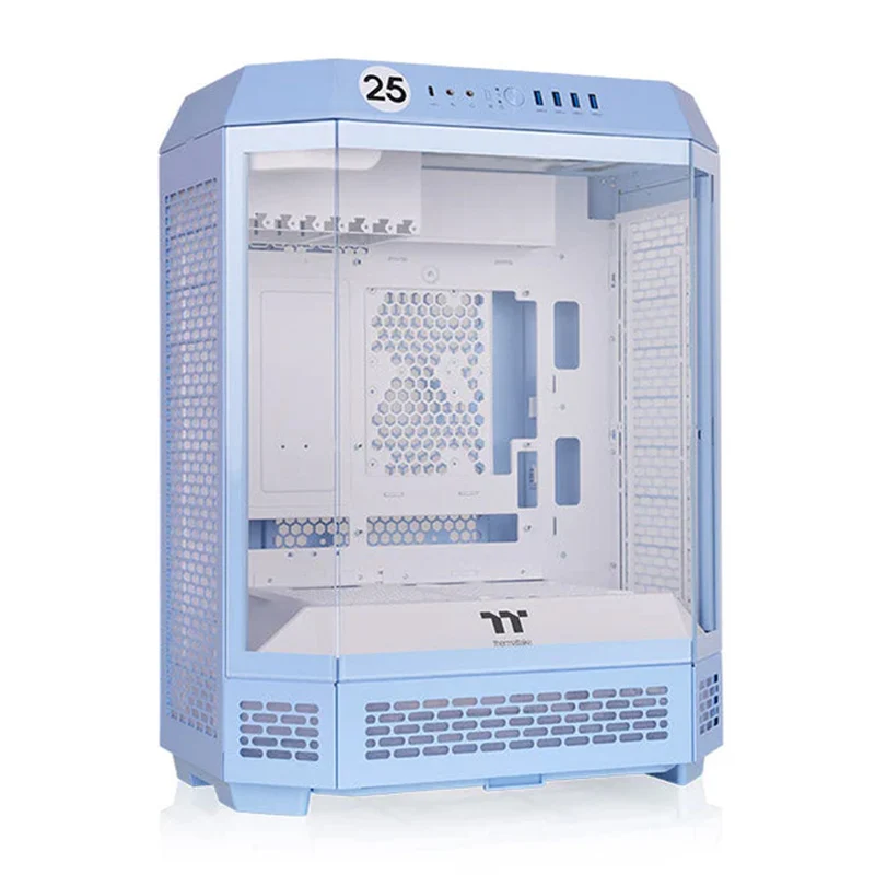 Thermaltake CA1Z100MFWN00 The Tower 600 TG Mid Tower ATX Case (Hydrangea Blue)