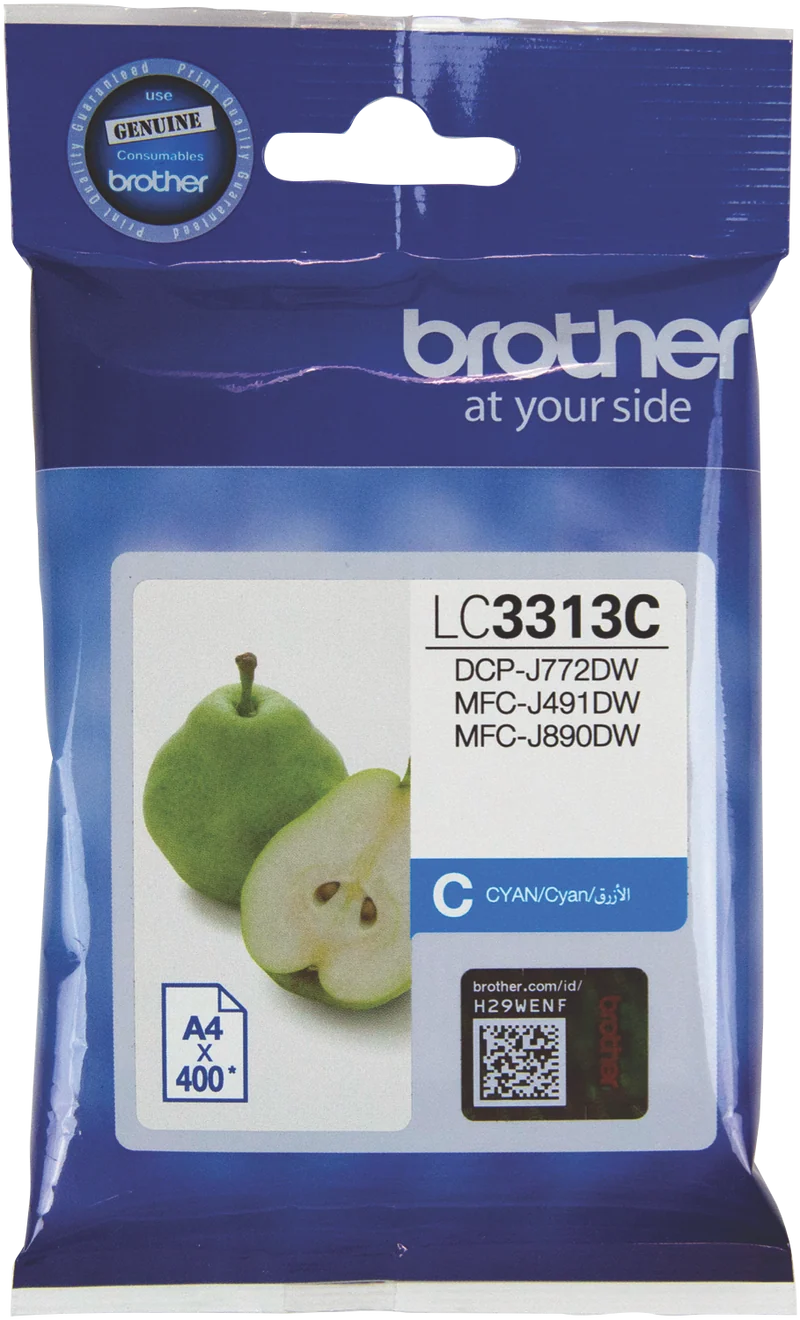 Brother LC3313 Cyan Ink Cartridge
