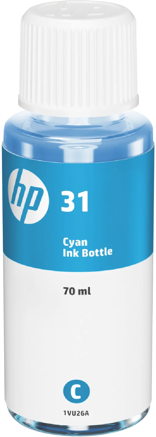 HP 31 70ml Cyan Original Ink Bottle