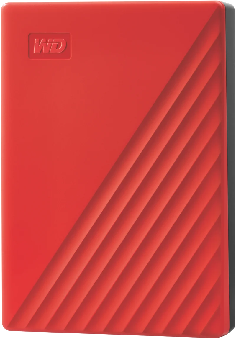 Western Digital 4TB My Passport Portable HDD (Red)