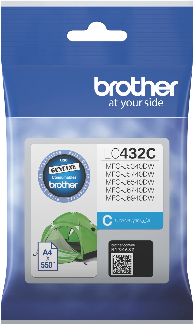 Brother LC432C Cyan Ink Cartridge