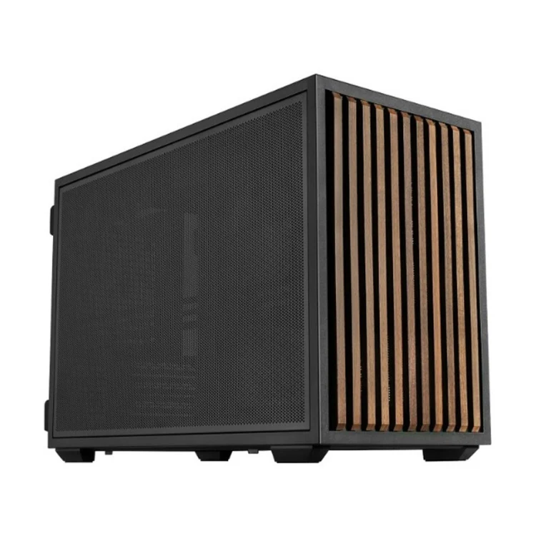 Lian Li DAN Cases B4 Wood Edition Micro-ATX SFF PC Case - Black Walnut