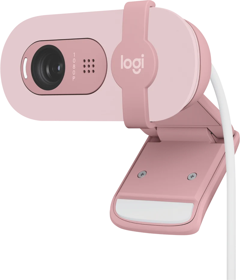 Logitech Brio 100 Full HD 1080p Webcam (Rose)