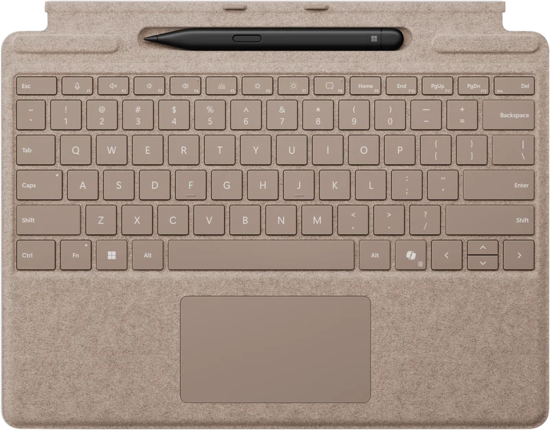 Microsoft Surface Pro 13 Inch Keyboard Bundle with Slim Pen (Dune)