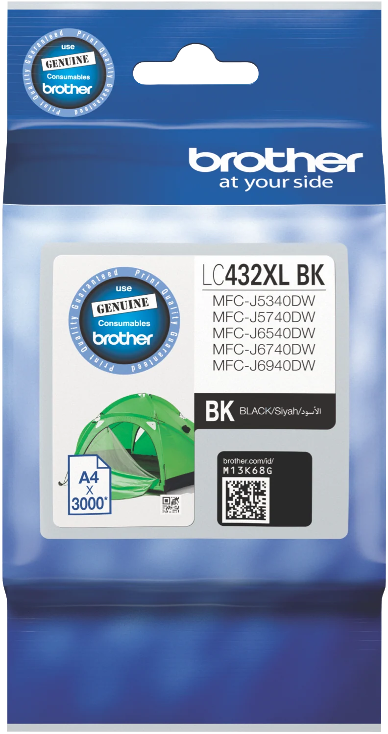 Brother LC432XLBLK Black Ink Cartridge