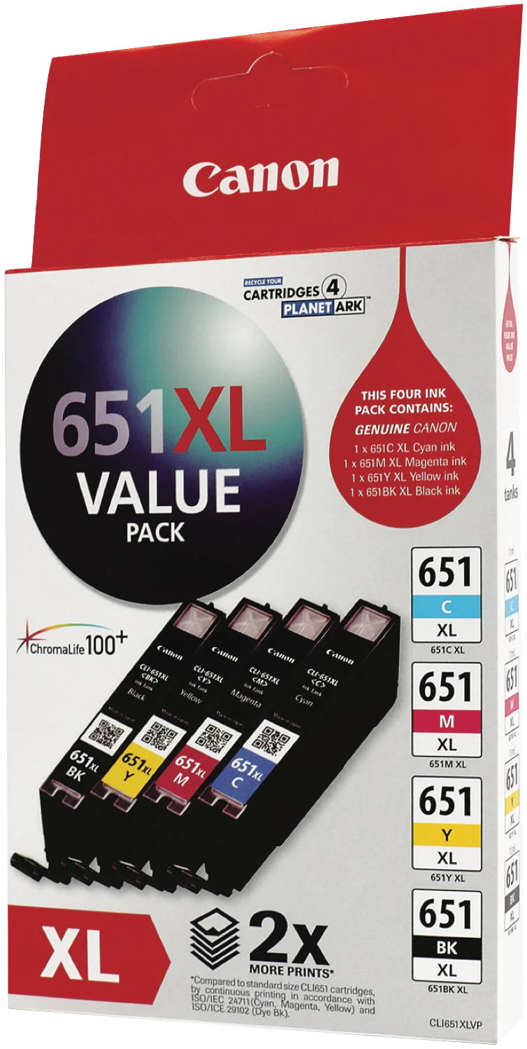 Canon CLI651 XL Value Pack