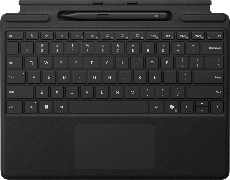 Microsoft Surface Pro 13 Inch Keyboard Bundle with Slim Pen (Black)