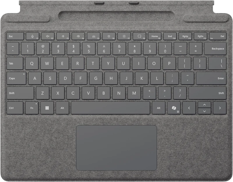 Microsoft Surface Pro 13 Inch Keyboard with Pen Storage (Platinum)