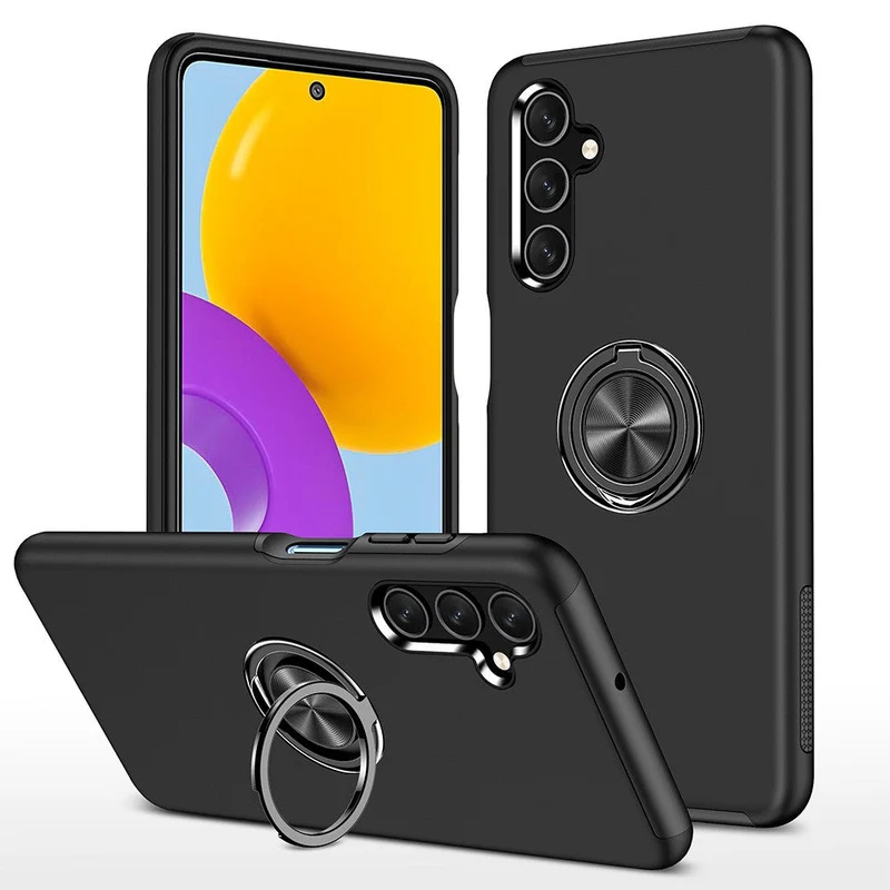 Redefine Magnetic Ring Holder Case for Samsung Galaxy A73 5G (Black)