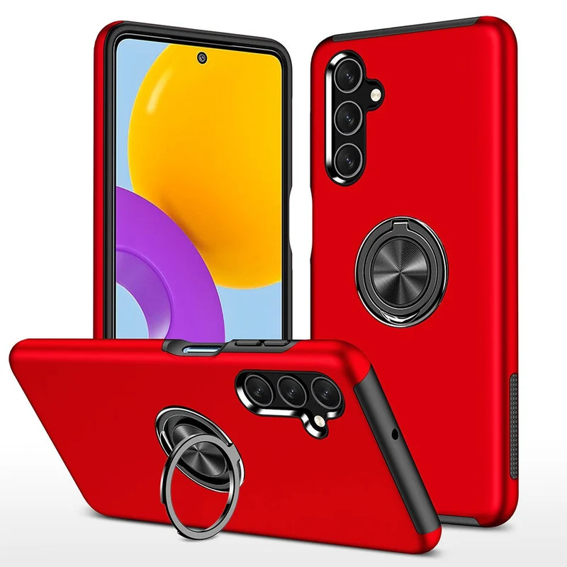 Redefine Magnetic Ring Holder Case for Samsung Galaxy A23 4G (Red)