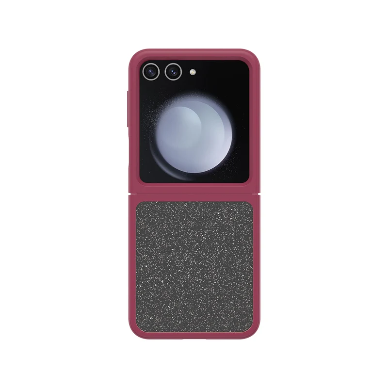 OtterBox Thin Flex Phone Case for Galaxy Z Flip 6 (Berry Bliss Red)