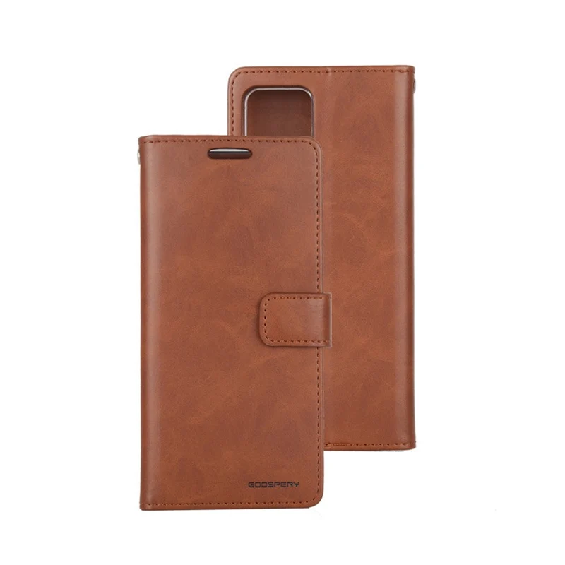 Goospery Bluemoon Diary for iPhone 14 Pro Max - Brown