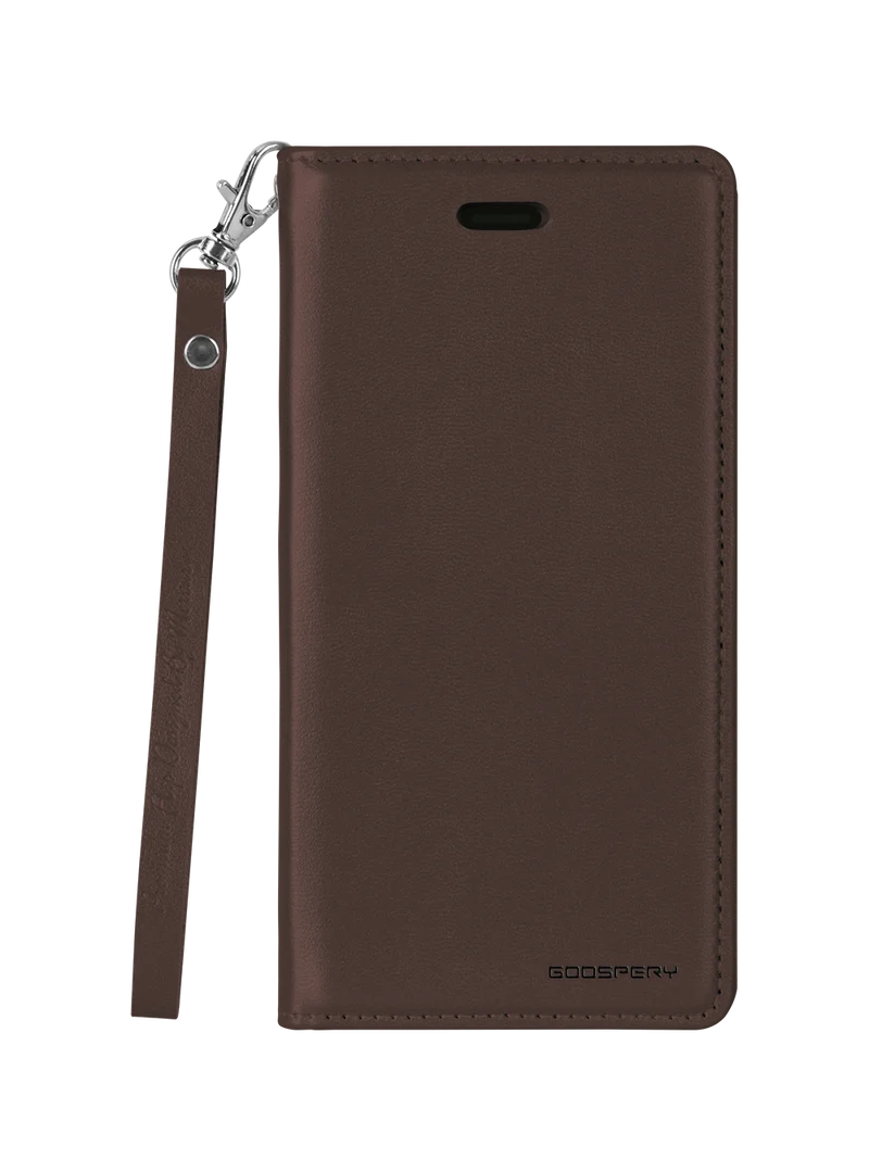 Goospery Bluemoon Flip Case for iPhone 13 Pro Max - Brown