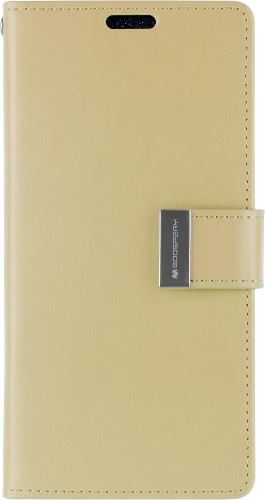 Goospery Rich Diary Case for iPhone 13 Mini - gold