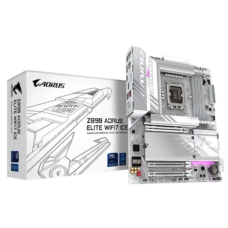 Gigabyte Z890 Aorus Elite WiFi7 Ice Motherboard