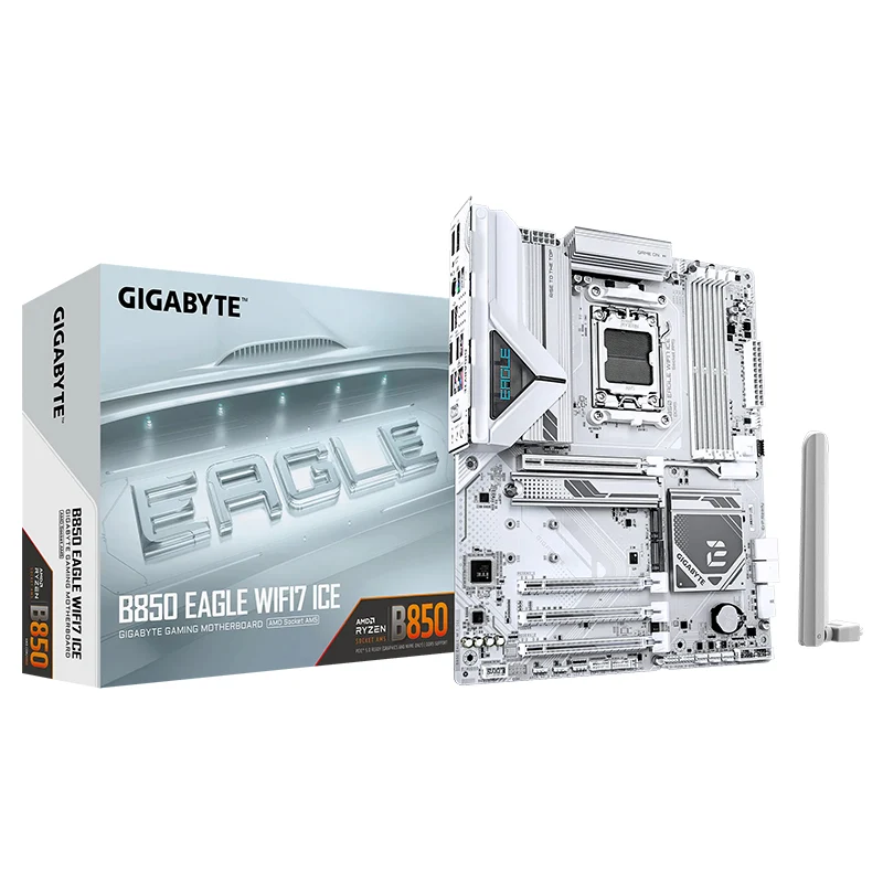 Gigabyte B850 Eagle WF7 Ice AM5 ATX Motherboard (B850 EAGLE WF7 ICE)
