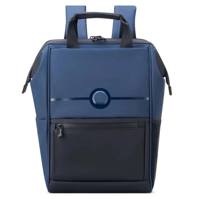 Delsey Turenne Soft 14" Laptop Backpack with RFID Night Blue, Size D