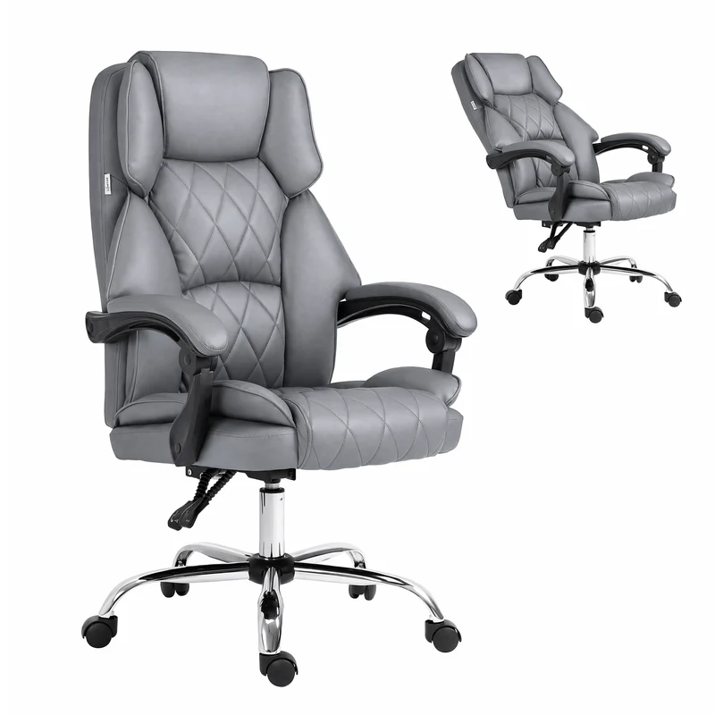 Artiss Executive Office Chair Recliner (Grey)