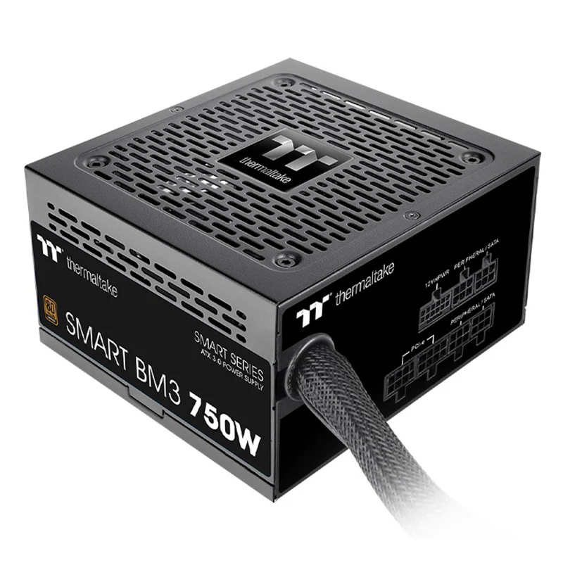 Thermaltake 750W Smart BM3 80+ Bronze Rated ATX 3.0 Semi Modular Power Supply (PS-SPD-0750MNFABA-3)