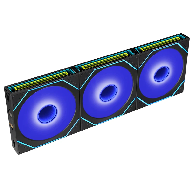 Lian Li Uni Fan SL Infinity Flex 2.4GHz Wireless 120mm ARGB Fan 3 Pack - Black (12SLIN1F3B)