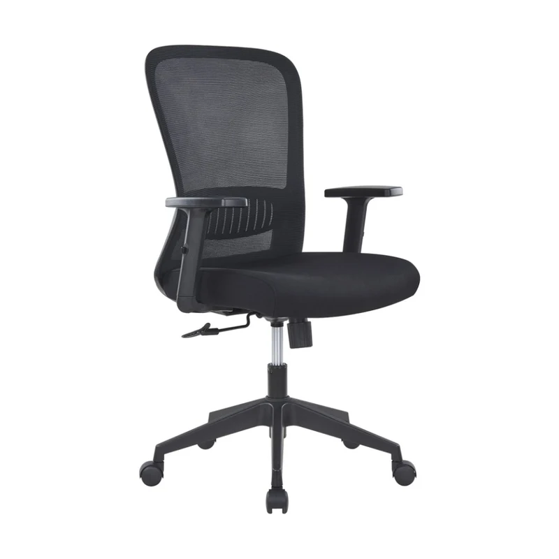 Sabia Aston Pre-Assembled Chair Ergonomic Office Seating Mesh Back (Black)