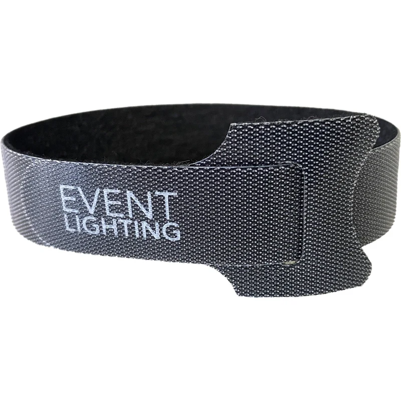 Event Lighting VT50H - Heavy Duty Velcro Tie 50-Pack (Black)