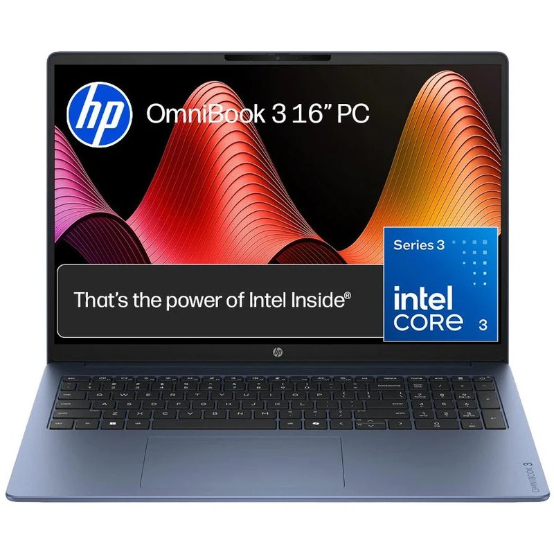 HP OmniBook 3 16" WUXGA Laptop (Intel Core 3 - 304)[128GB]