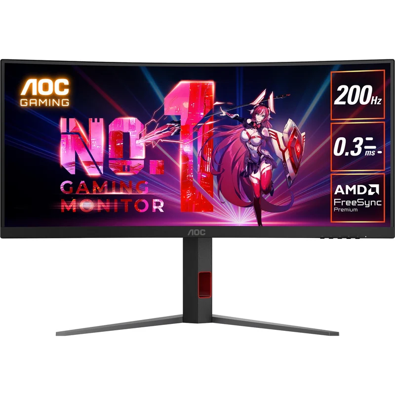 AOC CU34G4H 34" Ultrawide WQHD 200Hz Curved Gaming Monitor