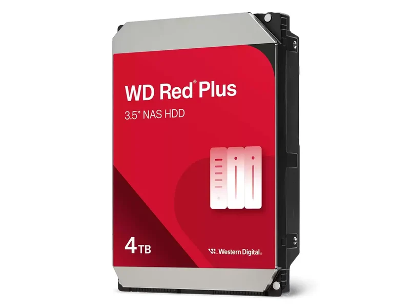 Western Digital WD Red Plus 4TB 5400 RPM SATA 6Gb/s 3.5" NAS HDD