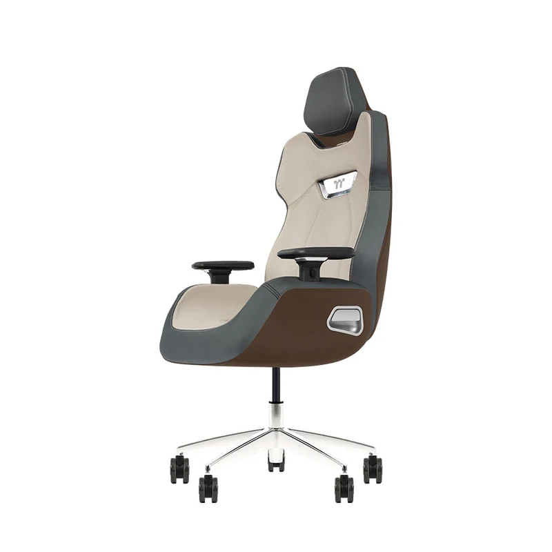 Thermaltake ARGENT E700 Leather Gaming Chair (Mocha Mousse with Slate Gray)