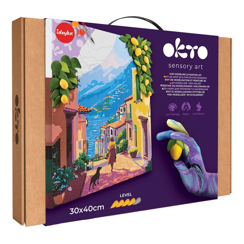 Okto 3D Modeling+Painting Kit 30x40cm - Lemon Weekend
