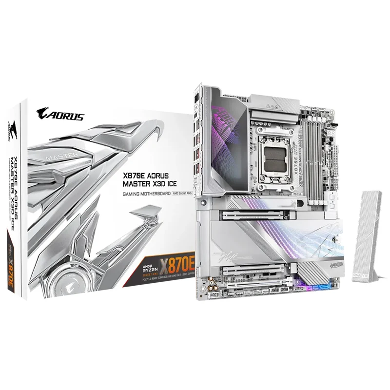 Gigabyte X870E Aorus Master X3D Ice AM5 ATX Motherboard