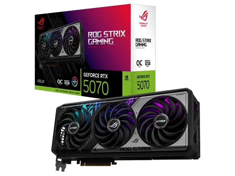 ASUS ROG Strix GeForce RTX 5070 12GB GDDR7 OC Edition Graphics Card